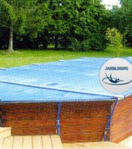 Couverture à barres pour piscine bois hors sol