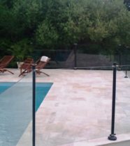 Cloture de piscine Inox Balck and White Oceanix